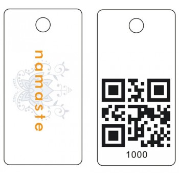 Custom Printed Membership QR Key Tags 500 pack, Re Order only 